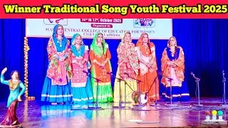 Winner Traditional and Ritual song | Traditional song Youth Festival 2025 | winner traditional song 