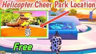 Helicopter location in Cheer Park 🔥/ how to get helicopter in Cheer Park/ helicopter in Cheer Park