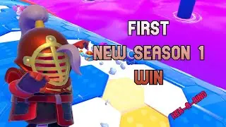 Fall Guys My First Free For All Season 1 Win (First Hex-A-Ring Win)