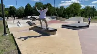 Fs tailslide fs 270 out at St. Cloud Skatepark