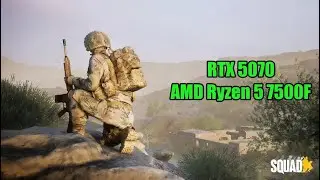 Squad: RTX 5070 + AMD Ryzen 5 7500F (2K)