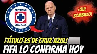 FIFA ADMITE ERROR Y DEVUELVE TÍTULO HISTÓRICO QUE BENEFICIA AL CRUZ AZUL | noticias de cruz azul hoy