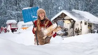 BURIED IN SNOW | Blizzard Brings Major Change to the Cabin