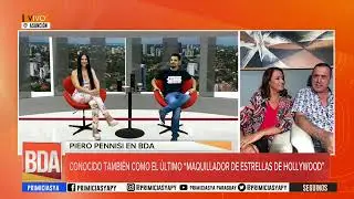 Roberta Capua, ex Miss Italia 1986 y el maquillador Piero Pennisi en exclusiva desde Roma, Italia