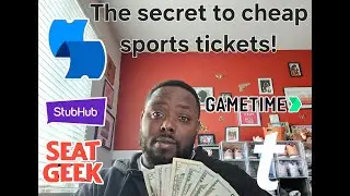 Secret to CHEAP sports tickets