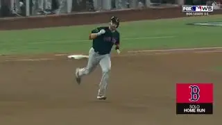 MLB》美聯MVP熱門人選Mookie Betts和J D  Martinez，今天都相繼擊出全壘打 ，幫助紅襪確保勝利！