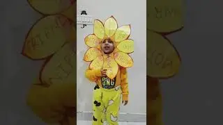 Fancy dress competition 1st prize winner |nursery kid |save girl child poem #shorts