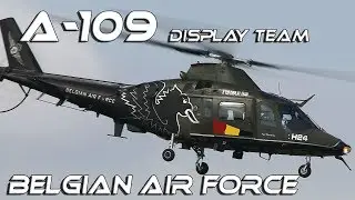 4Kᵁᴴᴰ 4K UHD A109 Agusta Belgian Solo Display Team , What a display !!!! with a lot of Flares. 2014