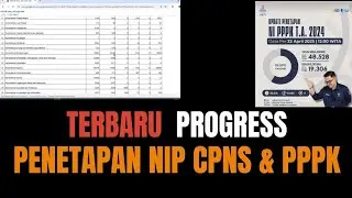 🔴 Progres penetapan NIP CASN hasil seleksi 2024