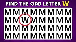 Find The ODD Letters | Ultimate Letter Quiz Challenge!