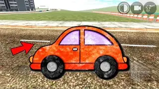 Franklin drove a toy car in his City in Indian Bike Driving 3D 