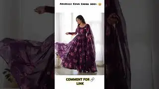 *Stitched Anarkali Gown Haul Under 500/- *😱| Flipkart Haul | Meeso Haul | #designeroutfit