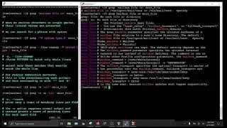 Linux 1_17 analyze text using regular expressions with grep