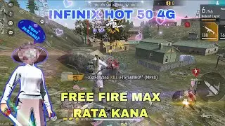 (DAY 139) INFINIX HOT 50 4G GAMING TEST - FREE FIRE MAX RATA KANAN - 120 HZ