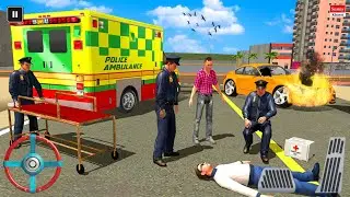 Heli Ambulance Simulator 3D Offroad Van Emergency Drive - Android GamePlay