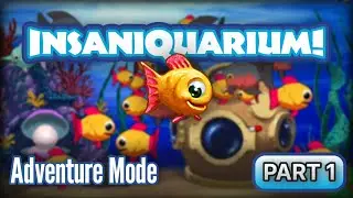 Insaniquarium Deluxe Gameplay (No Commentary) | Tank 1 (Levels 1–5) | Classic PopCap Game