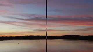 Relaxing Nature Video: Dawn Flight of Snow/Ross's Geese