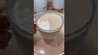 Atole de chocolate #postres #receta #mexicanfood #shorts