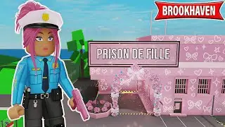 I'M CREATING A PRISON ONLY FOR GIRLS ON BROOKHAVEN ROBLOX 👧