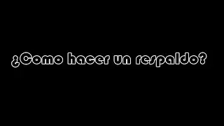 &iquest;C&oacute;mo hacer un respaldo de x32?