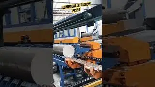 Aluminium Extrusion Press #automation #machine #shorts