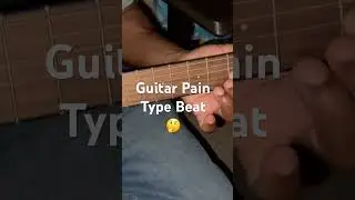 Guitar Pain Type Beat 🤔 #painbeats #guitar #learningguitar #guitarbeat #dminor #paintypebeat