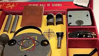 Kit de Experimento de Energ&iacute;a At&oacute;mica Gilbert U-238 de la A.C. Gilbert Company, Estados Unidos, 1950
