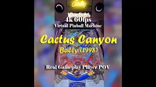 Cactus Canyon (Bally 1998) V-Pin Workshop - 4k 60fps Virtual Pinball Machine Visual Pinball X