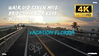 Walk Old Seven Mile Bridge Florida Keys Pigeon Key