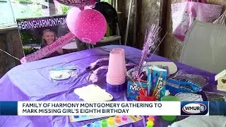 Family of Harmony Montgomery gathers to mark missing girl's 8th birthday