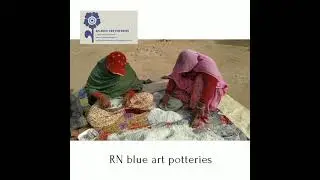 JAIPUR BLUE POTTERY GLAZE MAKING PROCESS| RN BLUE ART POTTERIES KOTJEWAR