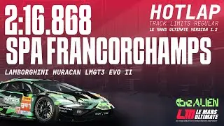 Le Mans Ultimate Hotlap Lamborghini Hurac&aacute;n LMGT3 Evo2 @ Spa Francorchamps (1.2.1)