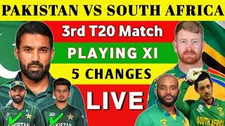 Pakistan vs South Africa 3rd T20 Playing XI | Pak Playing 11