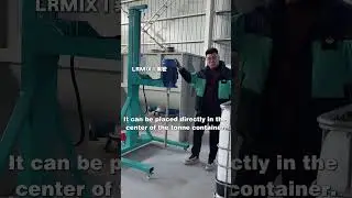 7.5kW Electric Lift IBC Tote Mixer | High-Efficiency Industrial Agitator for 1000L Tanks