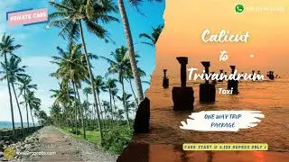 Calicut to Trivandrum Road Trip by Taxi #24x7taxiservice #bestcabservice #onewaydroptaxi #travel