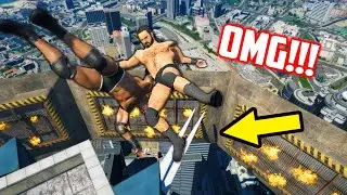 GTA 5 EXTREME WWE MOMENTS #27 (GTA V WWE Ragdolls and Wrestling)