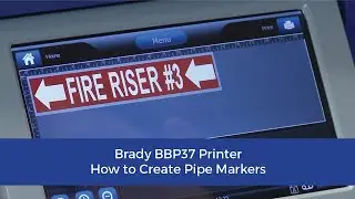 BBP&reg;37 Sign & Label Printer - How to Create Pipe Markers