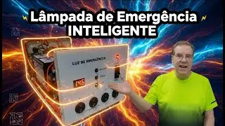 O FIM DOS APAGÕES! Construí um MONSTRO de Luz de Emergência com Lixo Eletrônico.