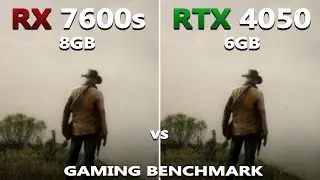 RTX 4050 vs RX 7600s Gaming Benchmark Test | Tested in 10 Games | Lenovo LOQ vs Asus TUF |