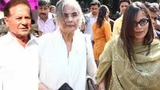 Funeral of Bollywood Actress Nanda | Salim Khan, Shashikala, Alvira Khan,
