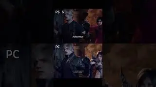 RE 4 Remake PS 5 VS PC  #gaming #residentevil4