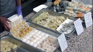 Street Food from the World at Mokotow Market in Warsaw, Poland