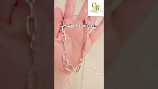 Joli sautoir tr&egrave;s tendance belle cha&icirc;ne pour femme en acier inoxydable