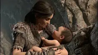 Survival Tale: Life Million Years Ago Girl Saves Early Human Hungry Baby, Baby Finds Hope.