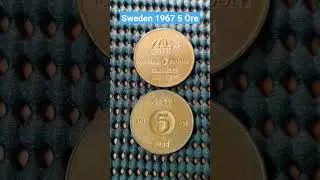 Swedish 5 &Ouml;re from 1967 #coin #coincollecting #sweden #numismatics