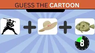Guess the Cartoon from emoji | Emoji Guess the Challenge | Cartoon quiz challenge 