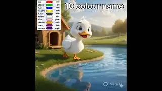 10 Colours Name for Kids 🌈 | Colour Learning in Hindi & English | ABC WORLD