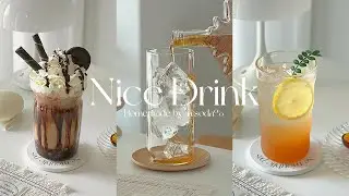 3 cups Winter drinks/ homemade / Cafe vlog / ASMR