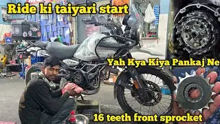 RIDE KI TAIYARI START OR OHO YAH KYA HUA BIKE KO #himalayan450