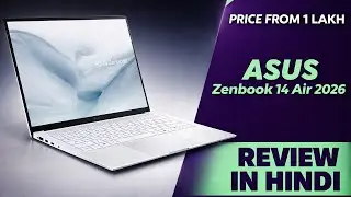 Asus Zenbook 14 Air 2026 Laptop Launched With Intel Core Ultra 9 386H, 2.8K OLED Display And More